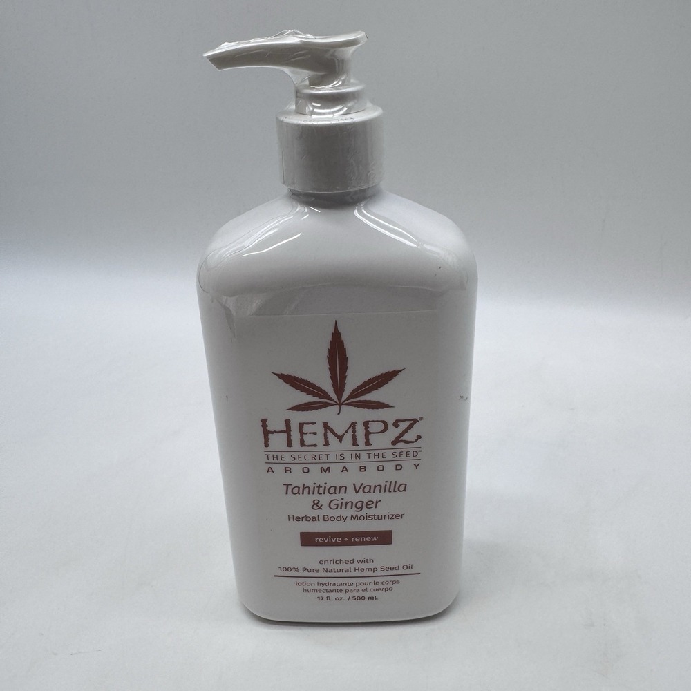 Hempz Tahitian Vanilla & Ginger Herbal Body Mosturizer 17oz